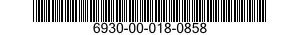 6930-00-018-0858  6930000180858 000180858