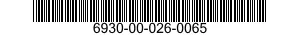 6930-00-026-0065  6930000260065 000260065