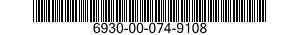 6930-00-074-9108  6930000749108 000749108