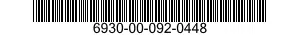 6930-00-092-0448  6930000920448 000920448