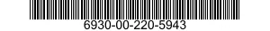 6930-00-220-5943  6930002205943 002205943