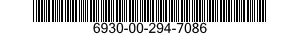 6930-00-294-7086  6930002947086 002947086
