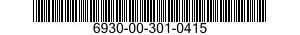 6930-00-301-0415  6930003010415 003010415