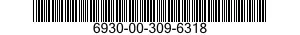 6930-00-309-6318  6930003096318 003096318