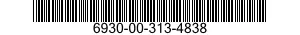 6930-00-313-4838  6930003134838 003134838
