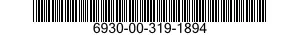 6930-00-319-1894  6930003191894 003191894
