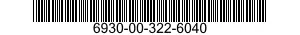 6930-00-322-6040  6930003226040 003226040