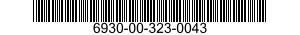 6930-00-323-0043  6930003230043 003230043