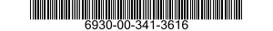 6930-00-341-3616  6930003413616 003413616