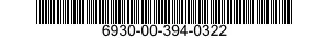 6930-00-394-0322  6930003940322 003940322