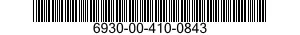 6930-00-410-0843  6930004100843 004100843