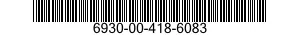 6930-00-418-6083  6930004186083 004186083