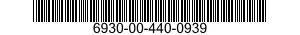 6930-00-440-0939  6930004400939 004400939