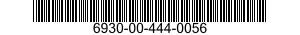 6930-00-444-0056  6930004440056 004440056