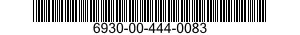 6930-00-444-0083  6930004440083 004440083