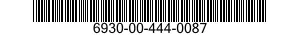 6930-00-444-0087  6930004440087 004440087