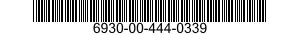 6930-00-444-0339  6930004440339 004440339