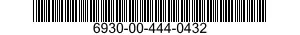 6930-00-444-0432  6930004440432 004440432