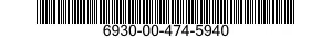 6930-00-474-5940  6930004745940 004745940