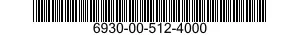 6930-00-512-4000  6930005124000 005124000