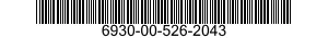 6930-00-526-2043  6930005262043 005262043