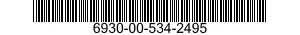 6930-00-534-2495  6930005342495 005342495