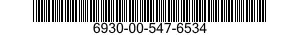 6930-00-547-6534  6930005476534 005476534