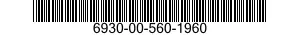 6930-00-560-1960  6930005601960 005601960