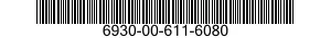 6930-00-611-6080  6930006116080 006116080