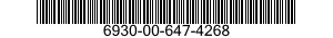 6930-00-647-4268  6930006474268 006474268