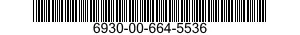 6930-00-664-5536  6930006645536 006645536