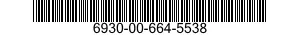 6930-00-664-5538  6930006645538 006645538