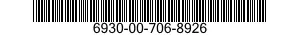 6930-00-706-8926  6930007068926 007068926