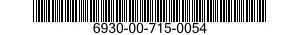 6930-00-715-0054  6930007150054 007150054
