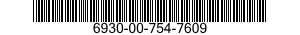 6930-00-754-7609  6930007547609 007547609
