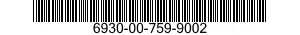 6930-00-759-9002  6930007599002 007599002