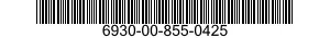 6930-00-855-0425  6930008550425 008550425