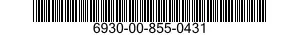 6930-00-855-0431  6930008550431 008550431