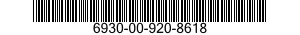 6930-00-920-8618  6930009208618 009208618