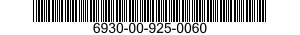 6930-00-925-0060  6930009250060 009250060