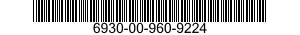 6930-00-960-9224  6930009609224 009609224