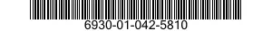 6930-01-042-5810  6930010425810 010425810