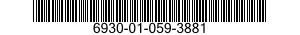 6930-01-059-3881  6930010593881 010593881