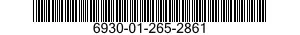 6930-01-265-2861  6930012652861 012652861