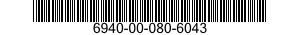 6940-00-080-6043  6940000806043 000806043