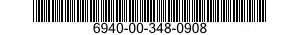 6940-00-348-0908  6940003480908 003480908