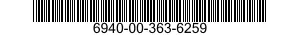 6940-00-363-6259  6940003636259 003636259