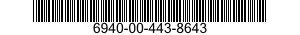 6940-00-443-8643  6940004438643 004438643
