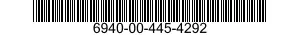 6940-00-445-4292  6940004454292 004454292