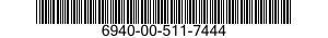 6940-00-511-7444  6940005117444 005117444